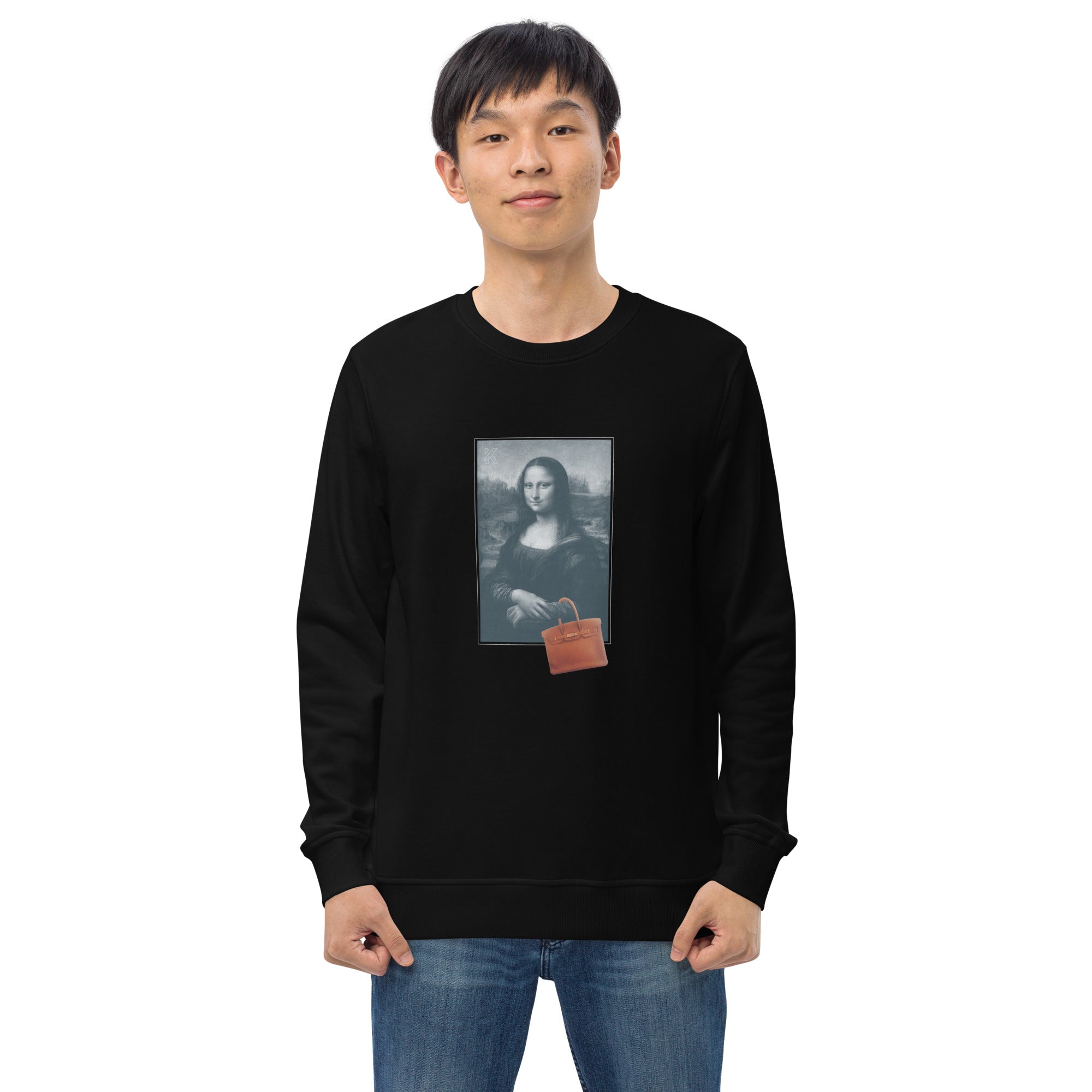 Fashionista Mona Lisa Men's Organic Sweatshirt