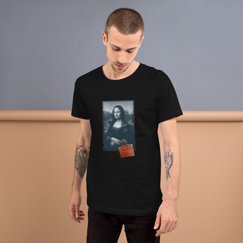 Fashionista Mona Lisa Men's T-Shirt