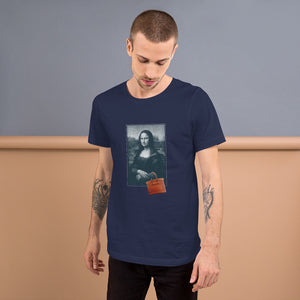 Fashionista Mona Lisa Men's T-Shirt